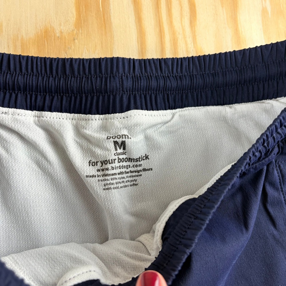 Birddogs Mens Gym Shorts Navy Blue Lined Athletic Workout 6 Inch Inseam Size M - Picture 7 of 7